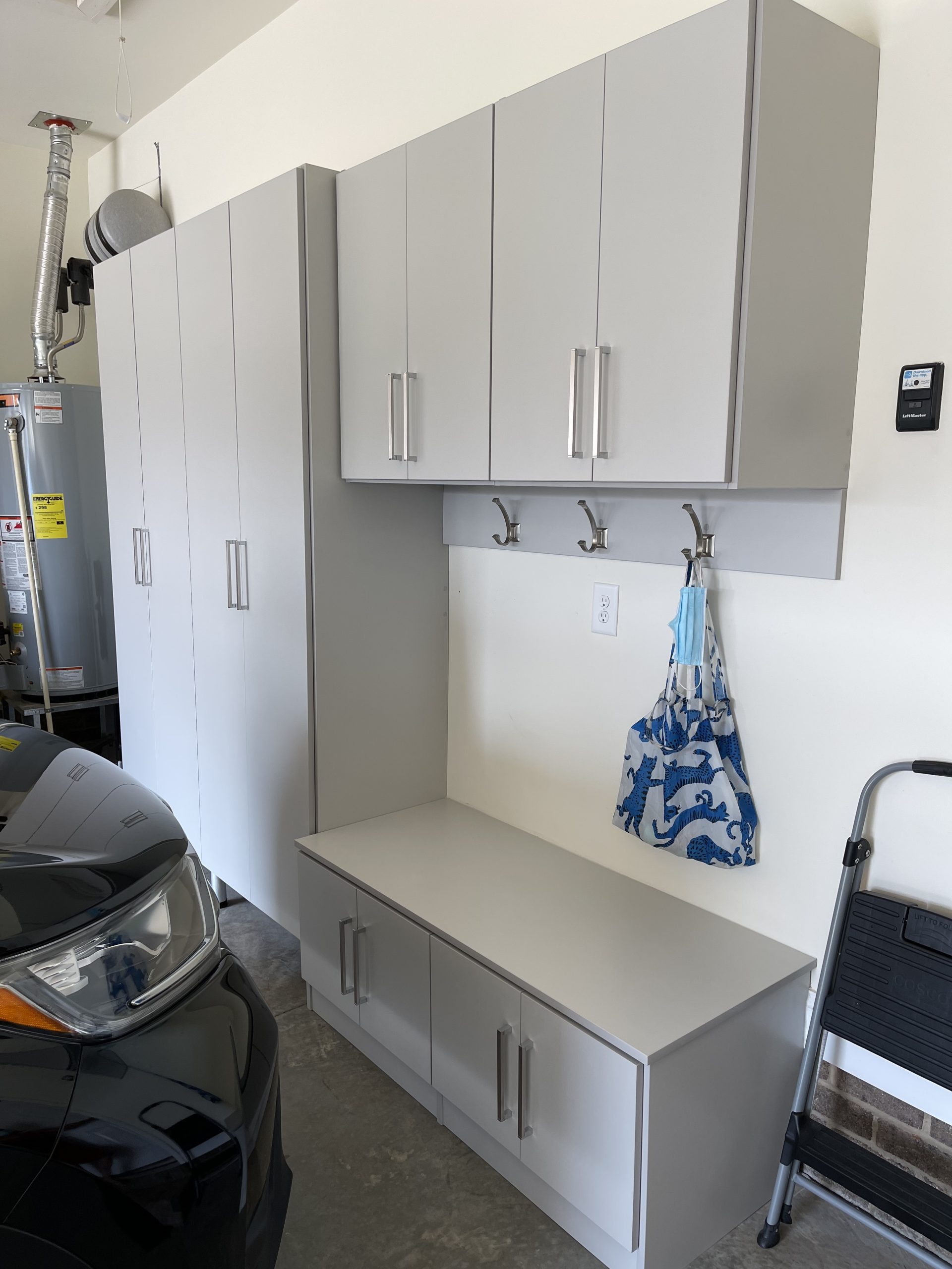 Organized garage storage system by The Closet Rehab