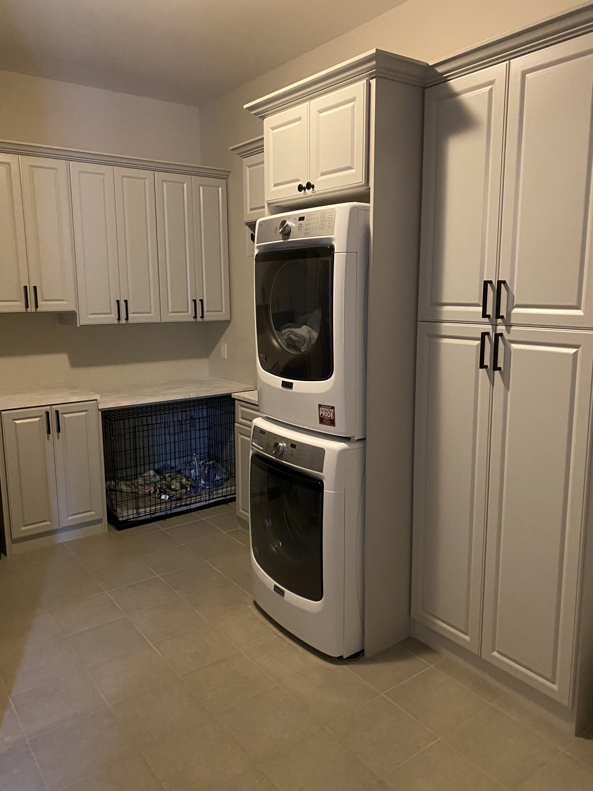 Beautiful laundry room transformation by The Closet Rehab