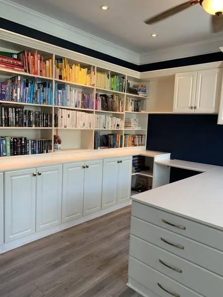 Home Office by The Closet Rehab
